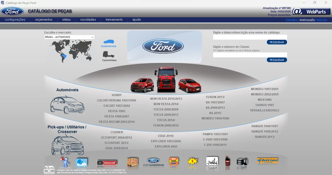 FORD WEBPARTS AMÉRICA LATINA – 2020.02