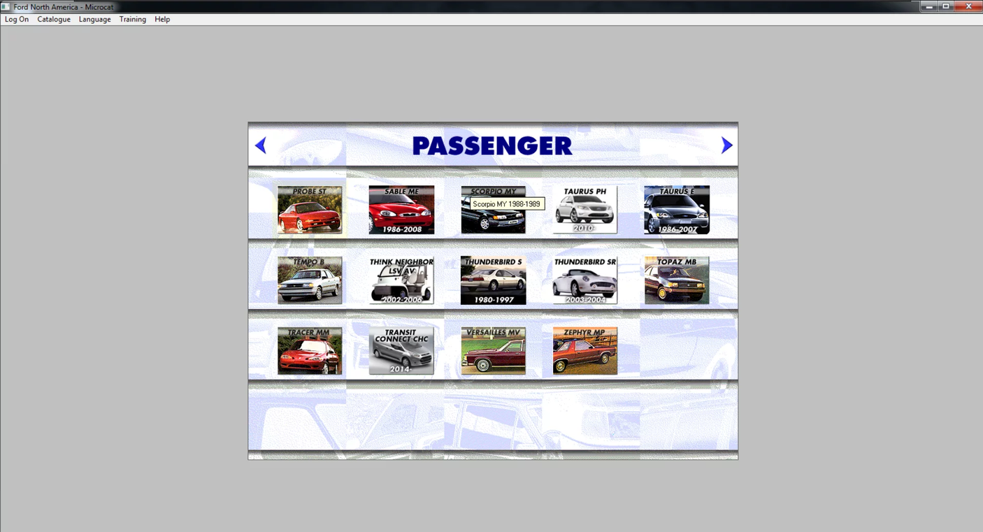 Ford Microcat América do Norte 2018