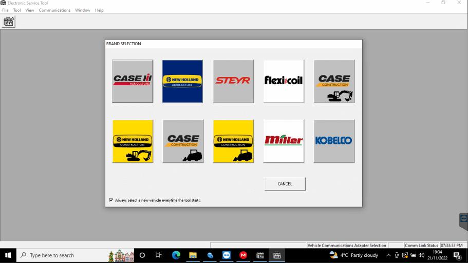 CNH 9.7 EST Software