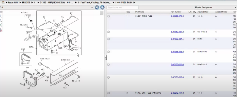 Isuzu Snap-On EPC 2016