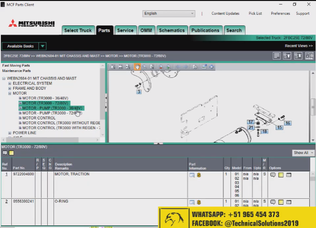 Empilhadeiras Mitsubishi MCFE 05.2019