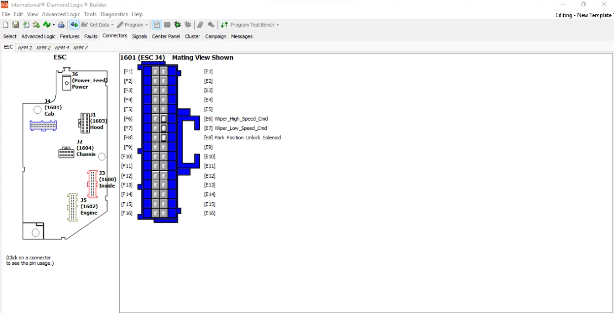 Diagnóstico do motor Navistar 2023 + International Diamond Logic Builder 06.2024 + Servicemaxx Pro J1939 + J1708