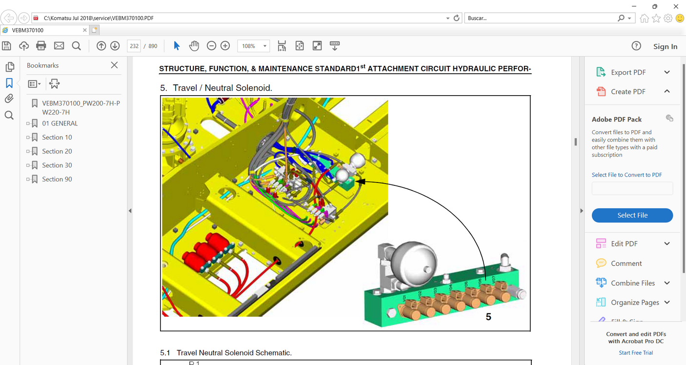 Manuais de serviço Komatsu CSS 06.2018 + Komatsu Parts Viewer 05.2022 EUA Europa Japão