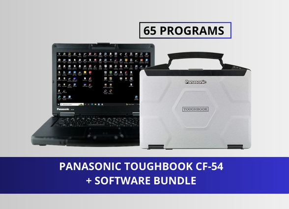 Panasonic Toughbook CF-54 + Pacote de software (65 programas)