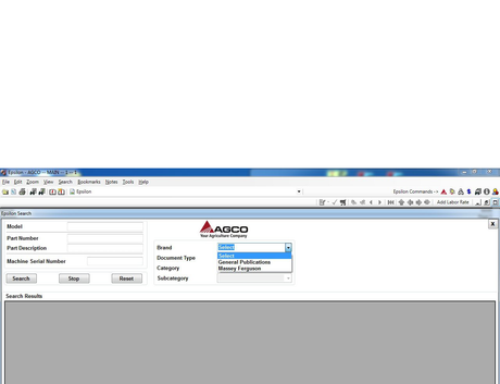Massey Ferguson South America Epsilon [02.2021] Livros de peças e manuais de serviço de oficina 