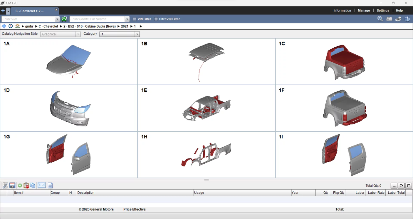 GENERAL MOTORS BRASIL EPC 2020.10 