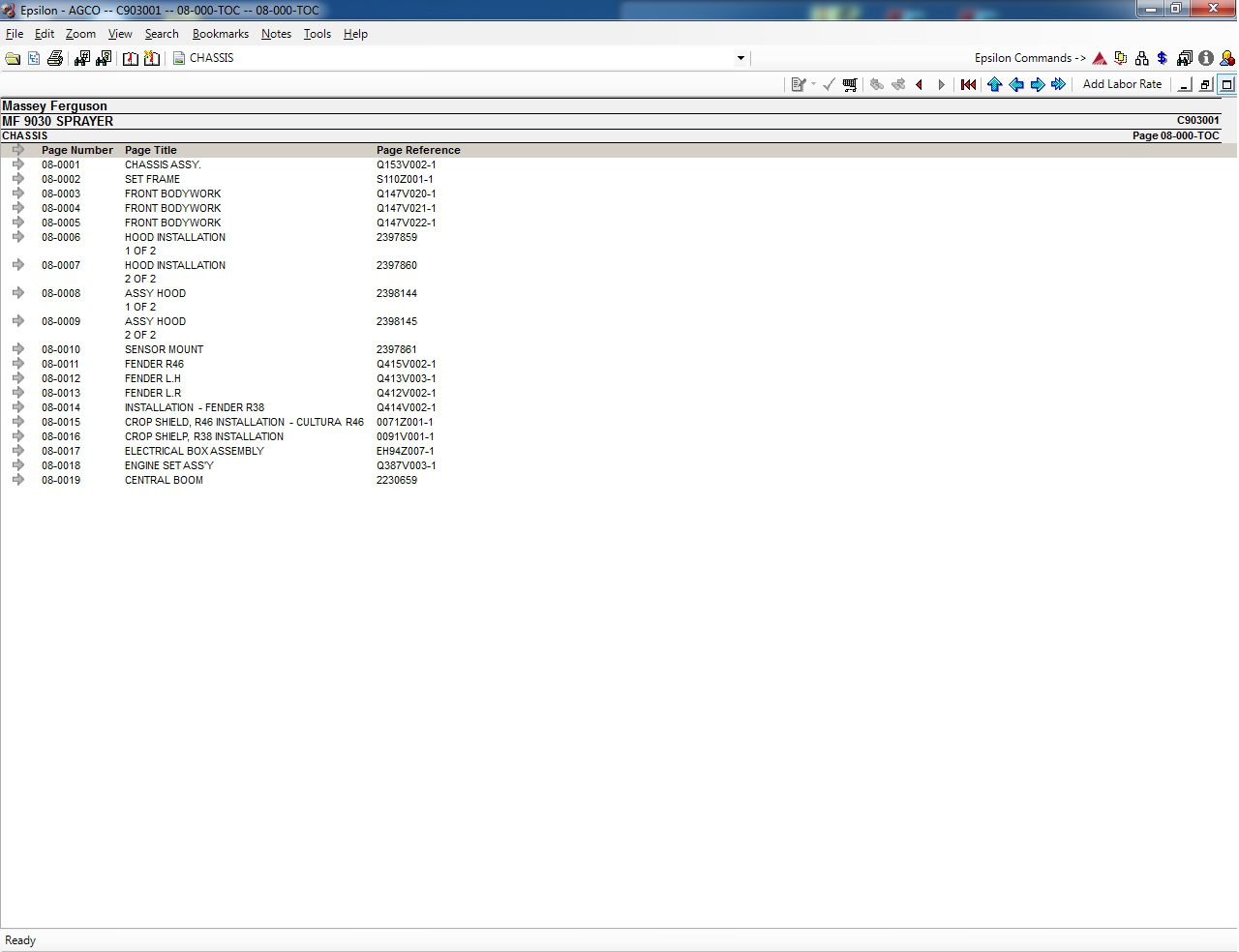 Massey Ferguson South America Epsilon [02.2021] Livros de peças e manuais de serviço de oficina 
