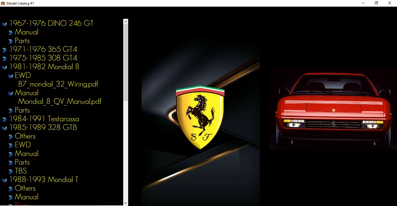 MANUAL FERRARI E CATÁLOGO DE PEÇAS – 2017 