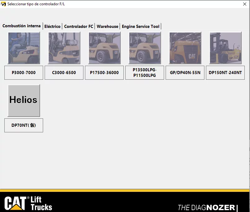 DIAGNÓSTICO DE EMPILHADEIRAS CATERPILLAR 3.9 
