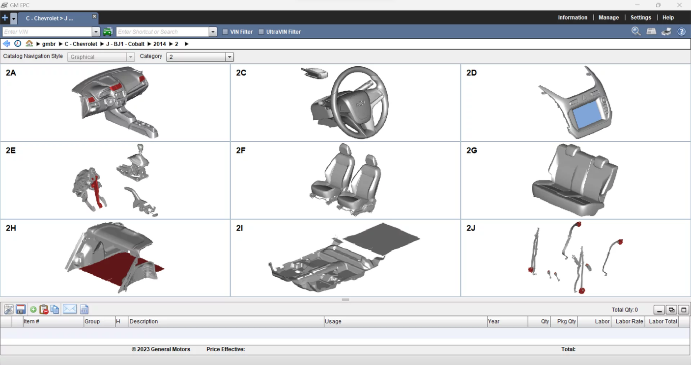 GENERAL MOTORS BRASIL EPC 2020.10 