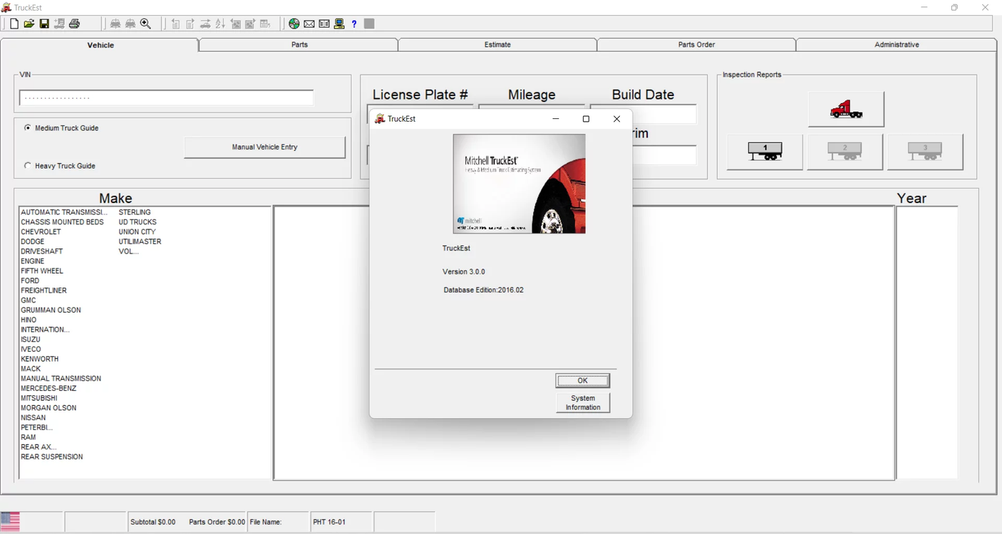 MITCHELL ULTRAMATE ESTIMATING – 7.1.241 