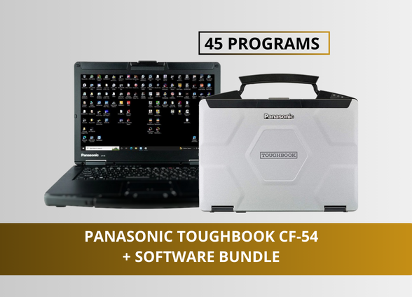 Panasonic Toughbook CF-54 + Pacote de software (45 programas)