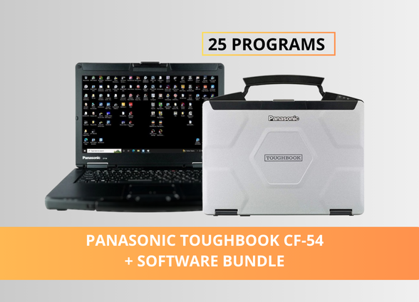 Panasonic Toughbook CF-54 + Pacote de caminhões (25 programas)