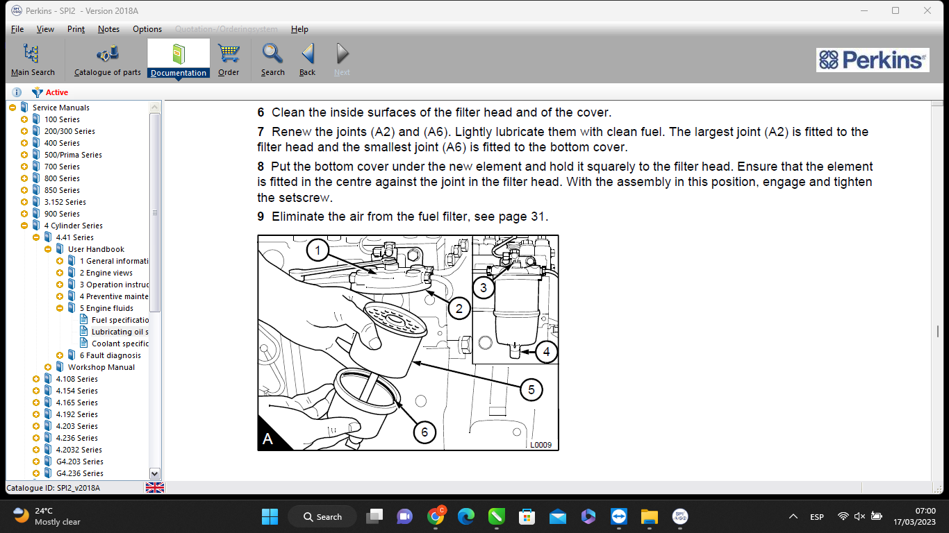 Perkins SPI2 2018A (Peças e Serviços) 