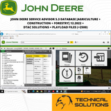 John Deere Service.Advisor 5.4.4 Agricultura Construção Silvicultura 02.2025 + Soluções DTAC 
