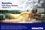 KOMATSU CSS PARTS VIEWER 2022 EUA, Japão, Europa 