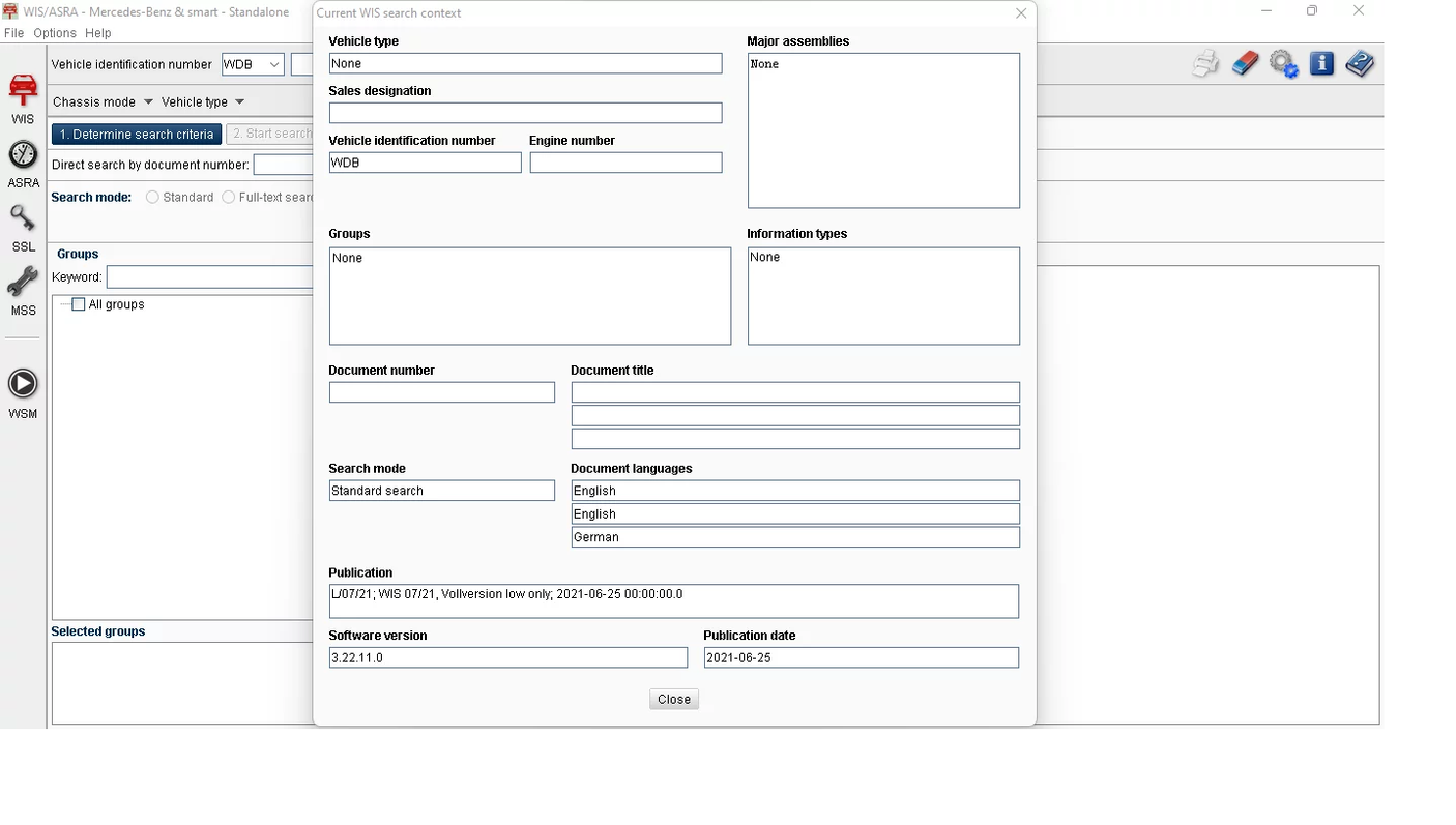 MERCEDES BENZ WIS ASRA 2021.07 