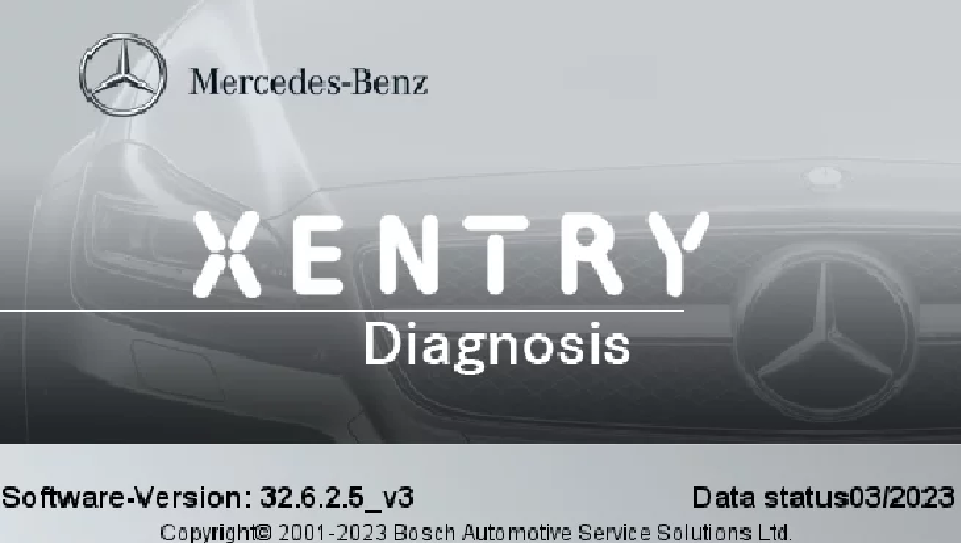 MERCEDES BENZ XENTRY OpenShell XDOS 03.2023 