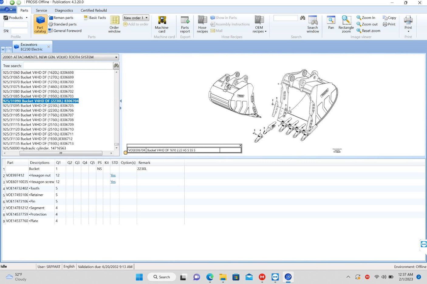 VOLVO PROSIS (Equipamentos de Construção) 03.2025
