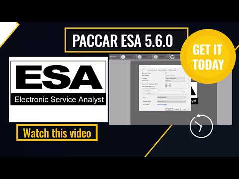 Paccar ESA 5.7.0 (Kenworth & Peterbilt) SW Programming Files 04.2025